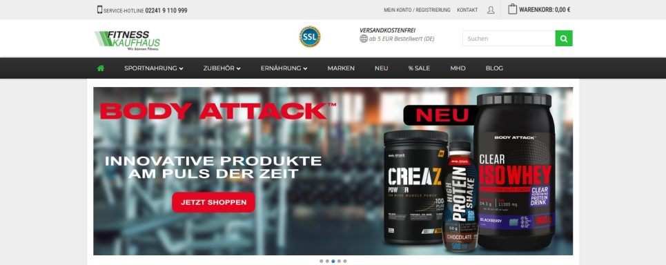 Body Attack Produkte
